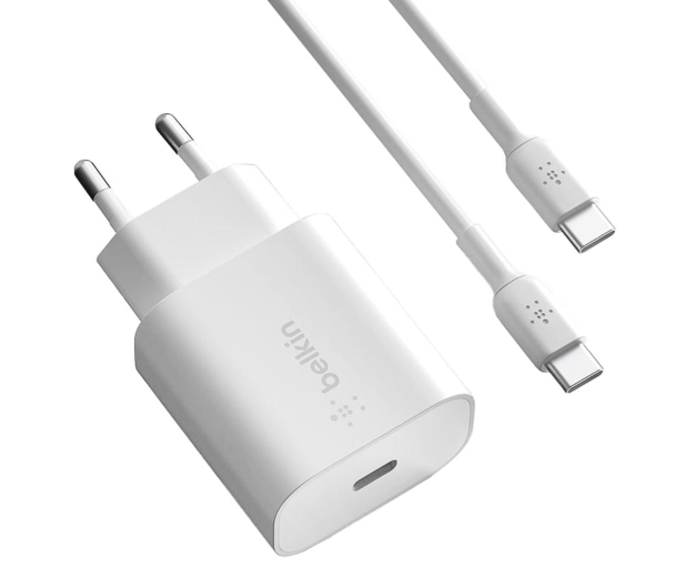 BELKIN Ładowarka Sieciowa 25W z kablem USB-C - 1324180 - zdjęcie 2